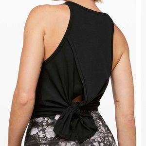 open ends black tank